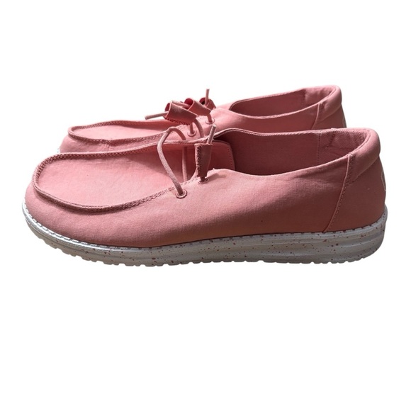 HEY DUDE Wendy Slub Pink Casual Shoes Size 11 -- BRAND NEW CLOSET STAPLE!!! - Picture 5 of 10
